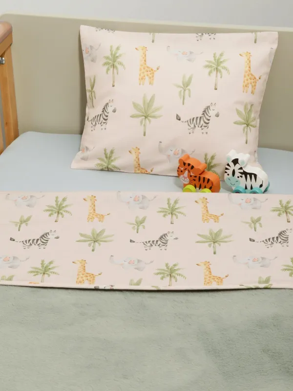 Minky ΝEW Κουβέρτα Λίκνου Διπλής Όψης 75x95 Des.425 Oliver Baby