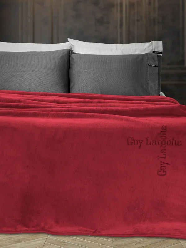 Κουβέρτα Logo Burgundy 