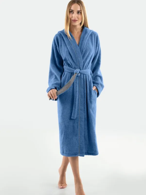 Μπουρνούζι Casual Blue 