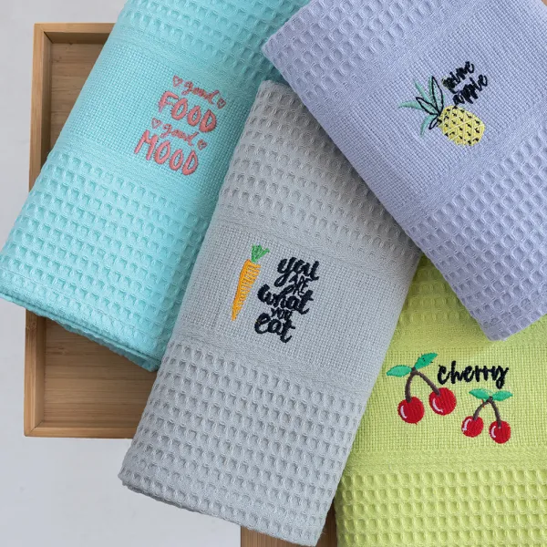 Σετ 4 Πετσέτες Κουζίνας Kitchen Towels 50x70 NORA103