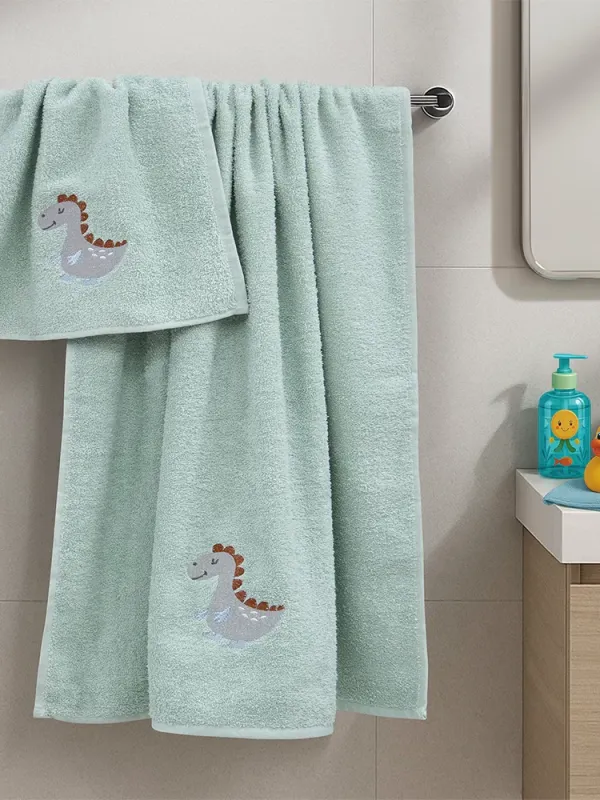 Προϊόν LINO Σετ Πετσέτες 2 Τεμαχίων Κεντητές Lagarto Μέντα Εικόνα