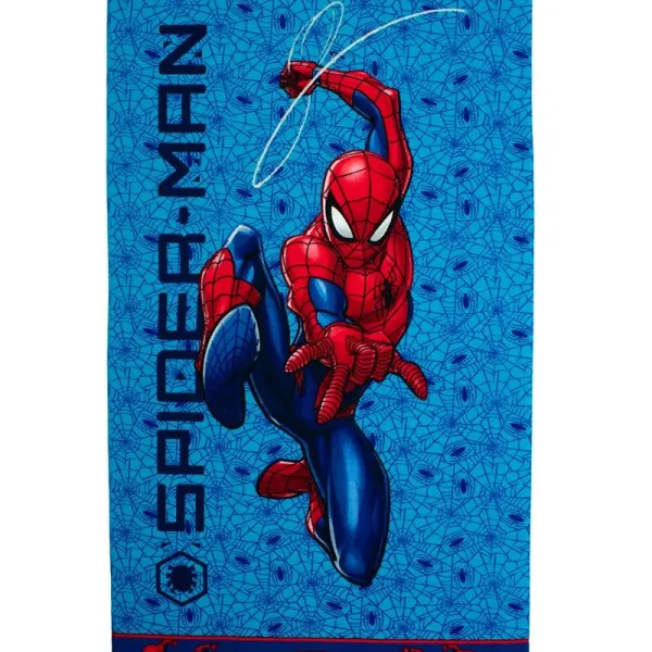 Πετσέτα Θαλάσσης Quick Dry Marvel Spider-Man 208 70X140 Sky Blue 100% Microfiber