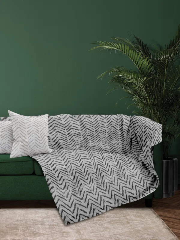MONOΘ.ΡΙΧΤΑΡΙ MONZA GREY 180Χ180 100% CHENILLE
