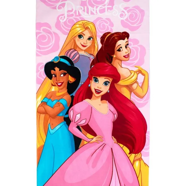 Πετσέτα Θαλάσσης Quick Dry Disney Home Princess 334 70x140 Pastel Lilac 100% Microfiber