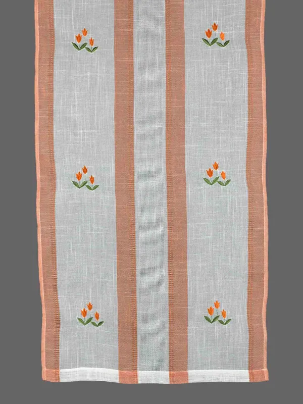 κουρτίνα 315 (90cm x 135cm) πορτοκαλί με τιράντα