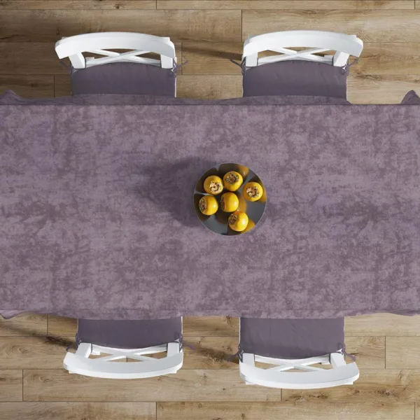 Καρέ Αλέκιαστο 90X90 Panama Shadow Dark Lila 70/30 Cott/Pol