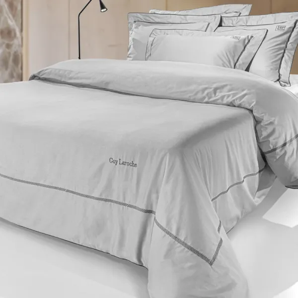 Σετ 3τμχ Παπλωματοθήκη Elite Anthracite/Silver 