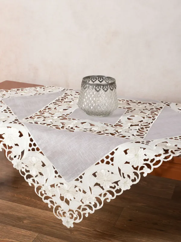 Σατέν κοφτό τραπεζοκαρέ (135cm x 135cm) L09021A