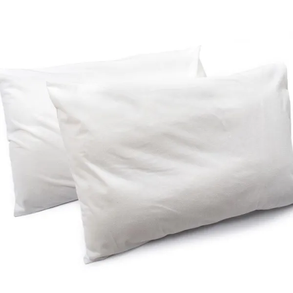 Αδιάβροχα Καλύμματα Μαξιλαριών Ζεύγος 50X70 White 100% Polyester