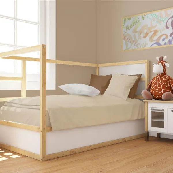 Παπλωματοθήκη bebe Solid 502 120X160 Beige 100% Cotton