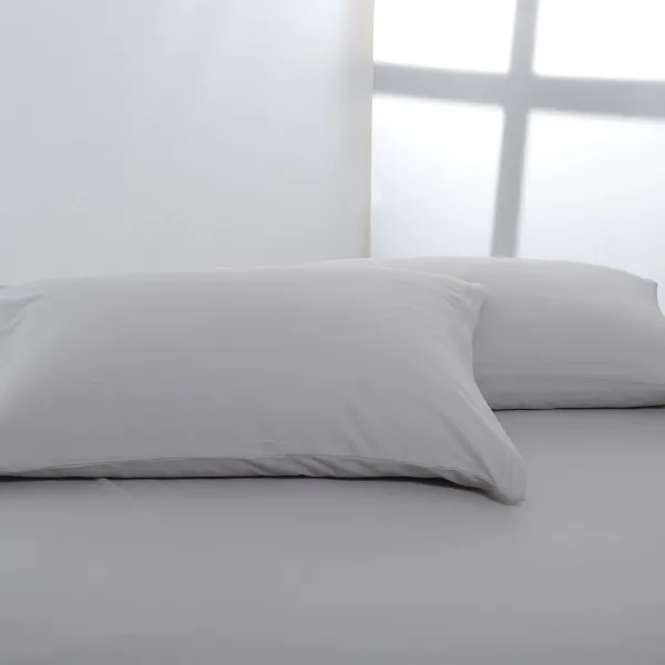 Προϊόν Ζευγάρι μαξιλαροθήκες jersey (50cm x 70cm) light grey Εικόνα