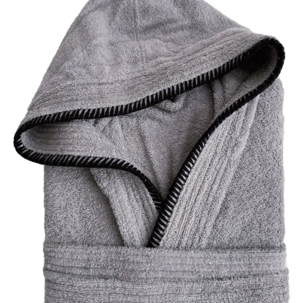 Μπουρνούζι Bath Collection BRIDGE GREY Large
