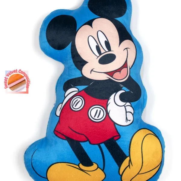 Μαξιλάρι 3D Disney Home Mickey 67 35 cm Sky Blue 100% Velboa