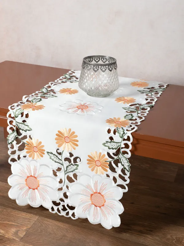 Σατέν κοφτή τραβέρσα (40cmcm x 170cm) 291 πορτοκαλί