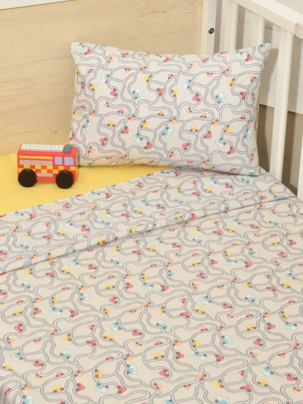 Σεντόνια Κούνιας 3 τεμ. 110x160cm 100% Βαμβάκι Design 214 Oliver Baby