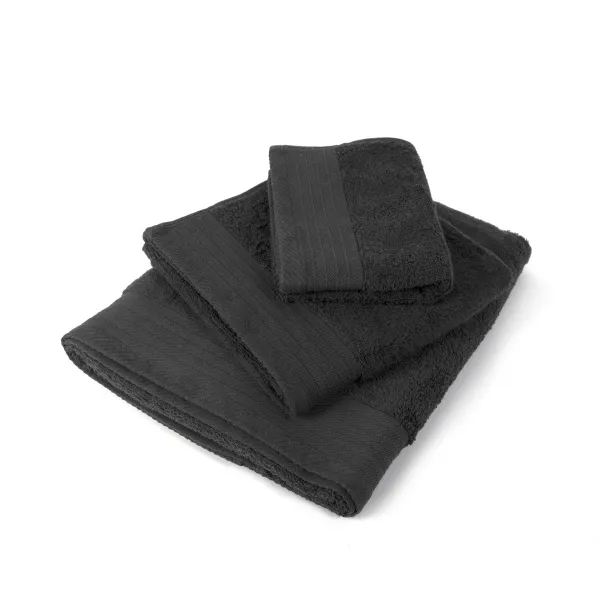 Πετσέτα Πενιέ 500 gr/m² Σετ 3 τεμ 40X60,50X100,80X150 ΜΑΥΡΟ Cotton 100%