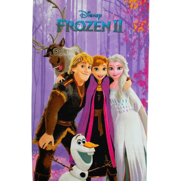 Πετσέτα Θαλάσσης Quick Dry Disney Home Frozen 707 70X140 Purple 100% Microfiber