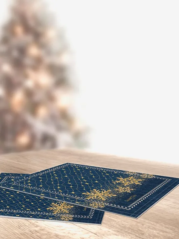 Προϊόν Σουπλά Χριστουγεννιάτικο 3036 Blue Laser Cut  Εικόνα