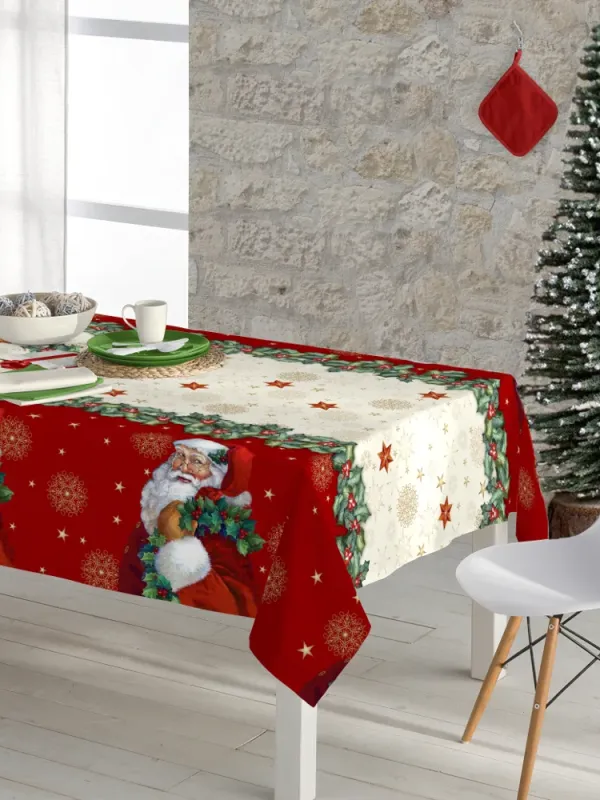 Τραπεζομάντηλο Χριστουγεννιάτικο Santa