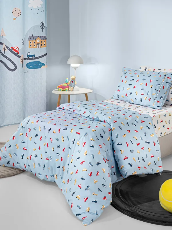 Προϊόν Σετ 3τμχ Παιδικά Σεντόνια Roadtrip Sky Εικόνα