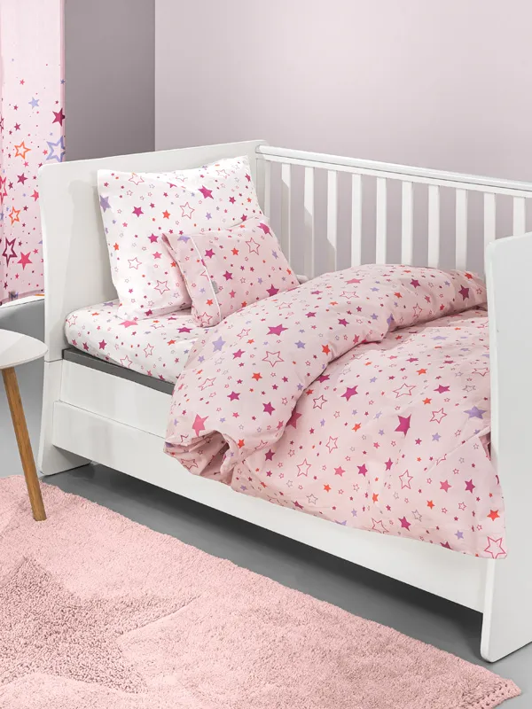 Προϊόν Σετ 3τμχ Βρεφικά Σεντόνια Starland Pink Εικόνα