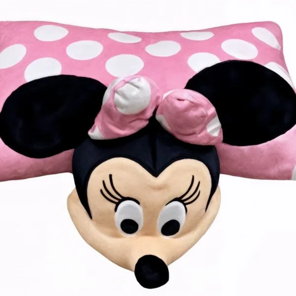 Μαξιλάρι - Λούτρινο 2 σε 1 Disney Home Minnie 88 45X28 Pink 100% Polyester