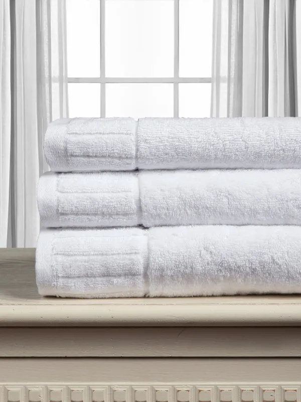 Προϊόν Βαμβακερή πετσέτα ΜΕΛΩΔΙΑ 600gsm (75cm x 150cm) white Εικόνα