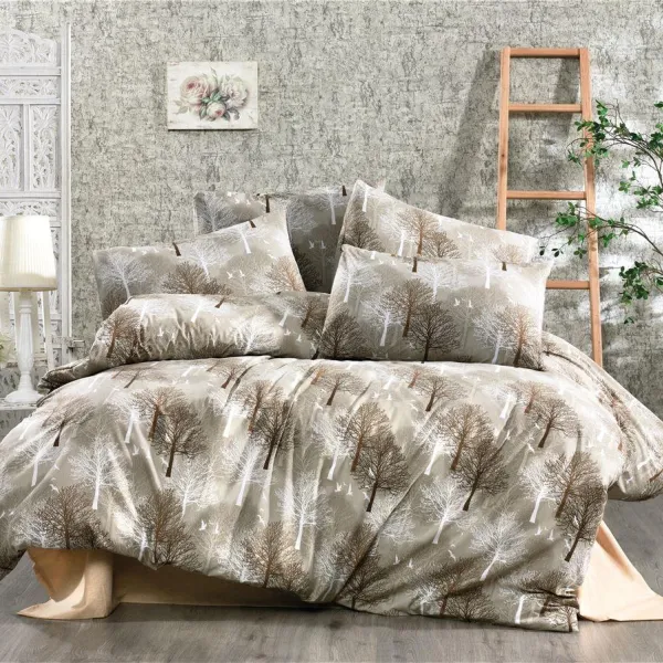 ΣΕΝΤΟΝΙΑ ΕΜΠΡΙΜΕ ΣΕΤ 4 τεμ Forest 311 220X240 Beige 70/30 Cott/Pol