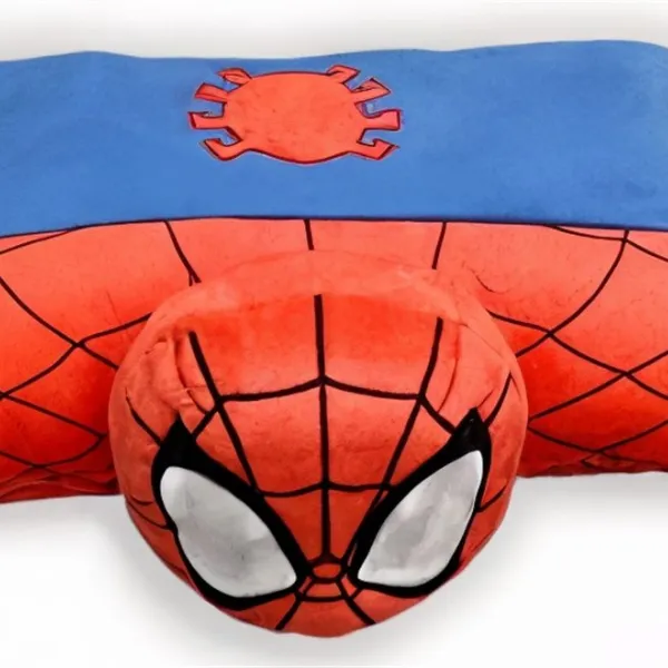 Μαξιλάρι - Λούτρινο 2 σε 1 Marvel Spider-Man 89 45X28 Red-Blue 100% Polyester