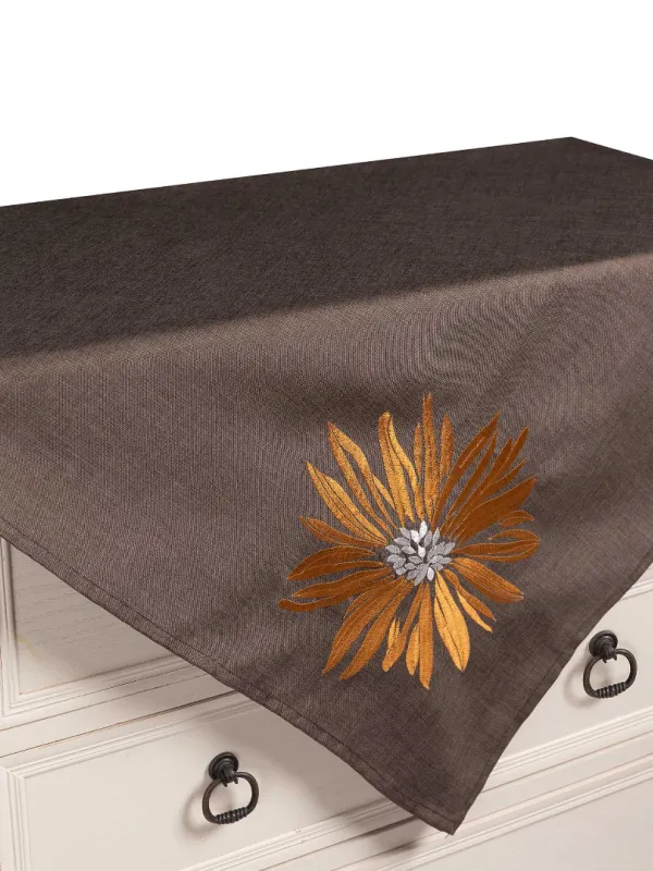 Τραπεζοκαρέ 5227 (130cm x 130cm) καφέ 