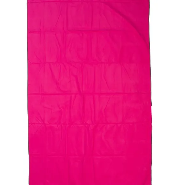 Πετσέτα Γυμναστηρίου Quick Dry 50x80 Fuchsia-Dark Grey 90/10 Polyester/Polyamide