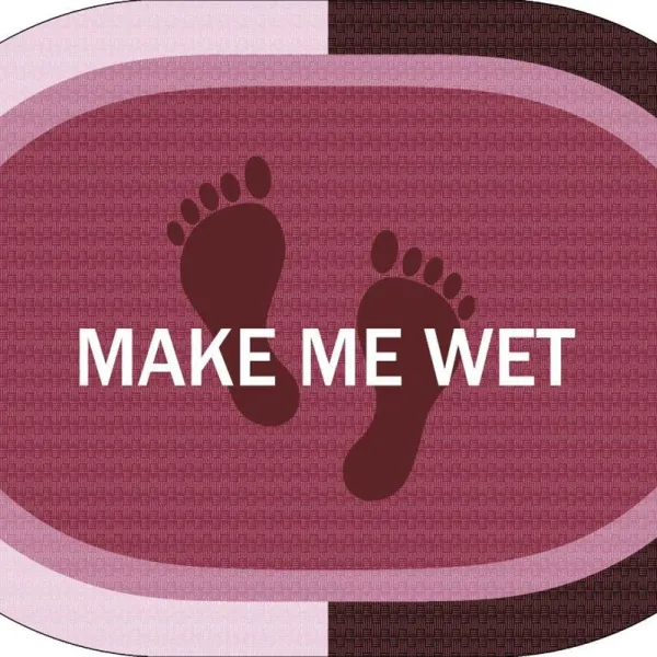 Προϊόν Πατάκι Μπάνιου Oval Αντιολισθητικό Make Me Wet 50X70 Rotten Apple 100% Polyester Εικόνα