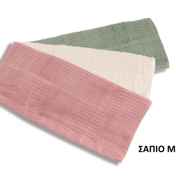 ΠΕΤΣΕΤΑ 40Χ70 ΣΑΠΙΟ ΜΗΛΟ Cotton 100%