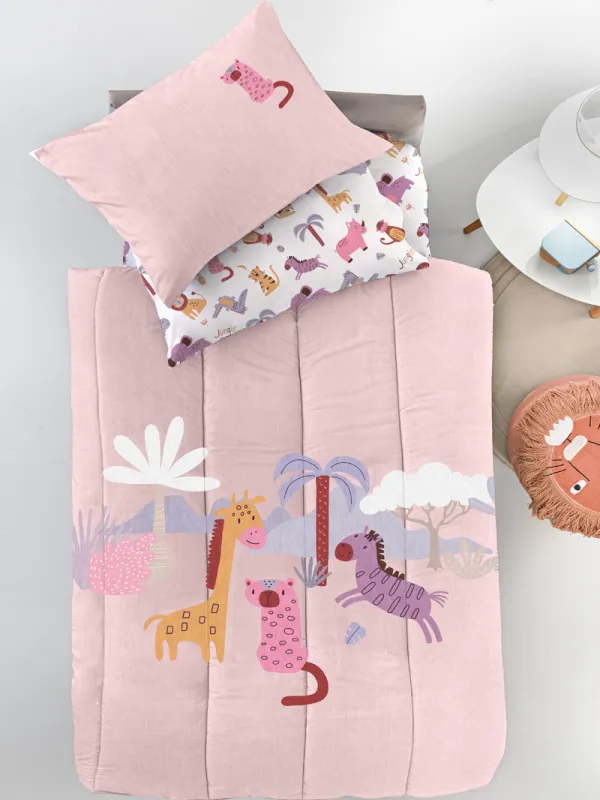 Προϊόν Κουβερλί Jungle Pink Suede Εικόνα