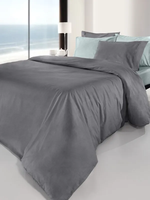 Σεντόνι Color Plus Anthracite με Λάστιχο 