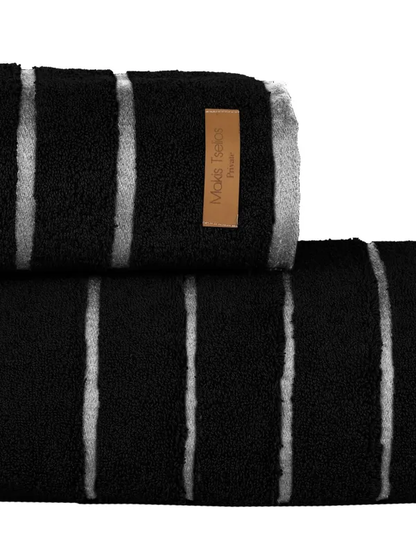 ΣΕΤ ΠΕΤΣ. 2 ΤΕΜ PRIVE BLACK 50Χ90+90Χ150  600gsm