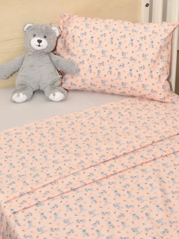 Σεντόνια Κούνιας 3 τεμ. 110x160cm 100% Βαμβάκι Design 215 Oliver Baby