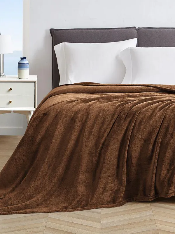 Προϊόν LINO ΚΟΥΒΕΡΤΑ ΒΕΛΟΥΤΕ PELLO BROWN 160X220 Εικόνα