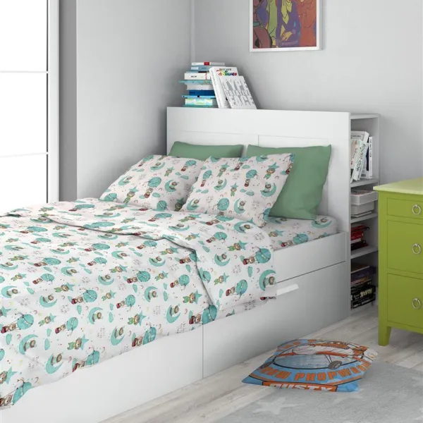 ΠΑΠΛΩΜΑΤΟΘΗΚΗ ΕΜΠΡΙΜΕ kids Reach the stars 192 160Χ240 Green Cotton 100%