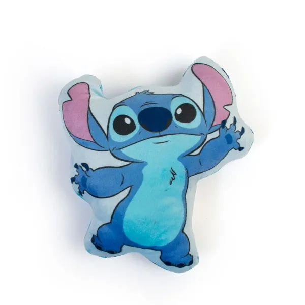 Mini Μαξιλάρι 3D AOP Disney Home Stitch 680 20 cm Sky Blue 100% Velboa