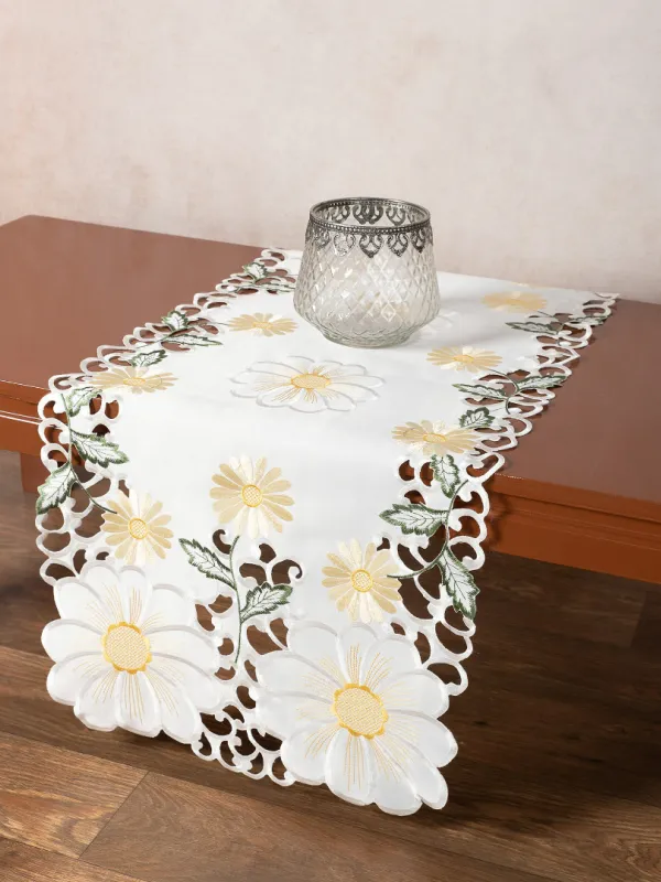 Σατέν κοφτή τραβέρσα (40cmcm x 170cm) 291 κίτρινο