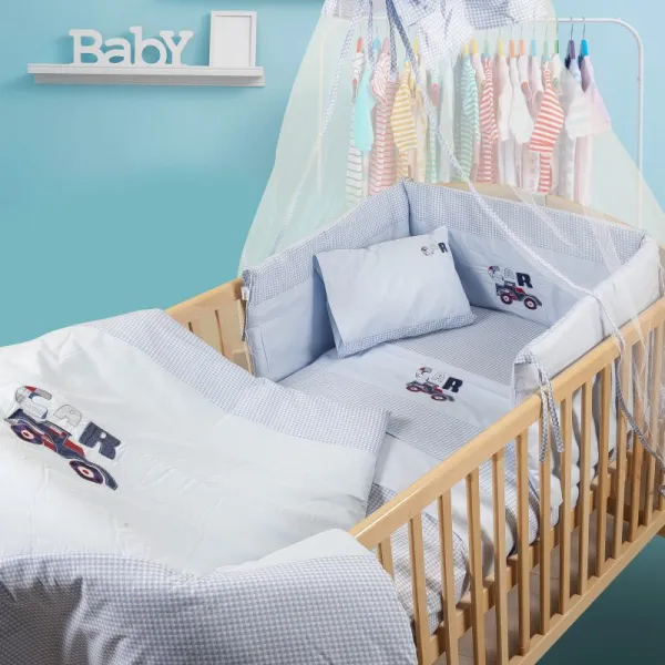 ΚΟΥΝΟΥΠΙΕΡΑ bebe CAR 29 160X490 ΣΙΕΛ Cotton 100%