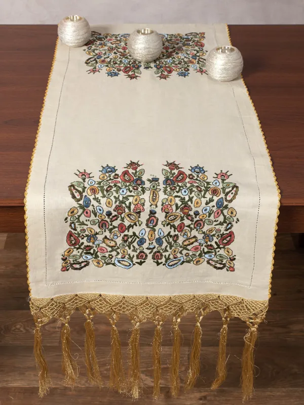 Μεταξωτή τραβέρσα (45cm x 160cm)