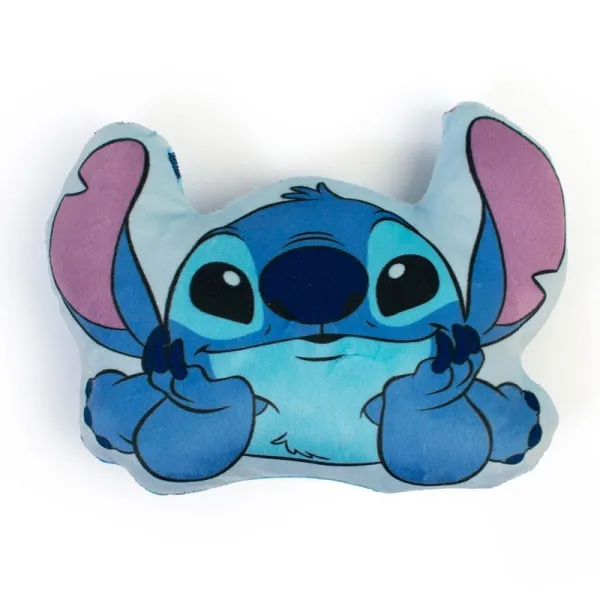 Mini Μαξιλάρι 3D AOP Disney Home Stitch 683 20 cm Sky Blue 100% Velboa