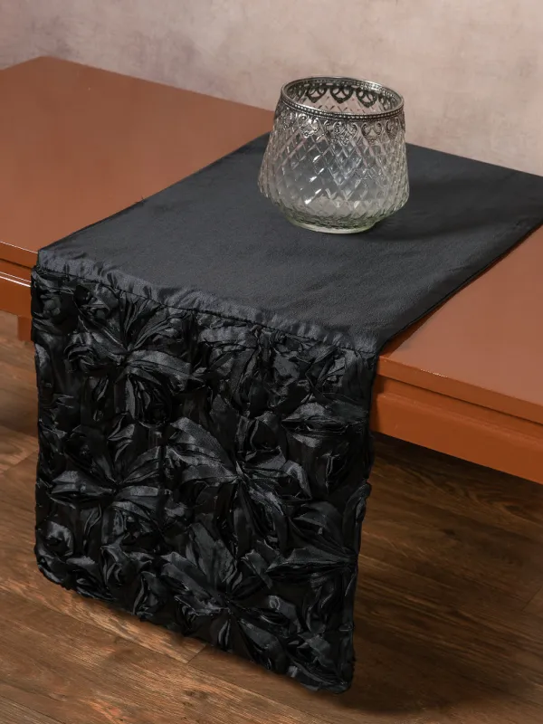 Σατέν τραβέρσα (35cm x 170cm) 1048 μαύρη