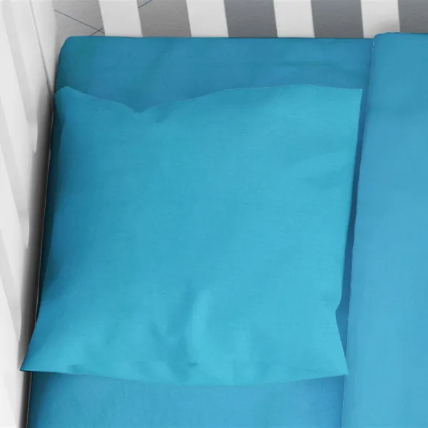 ΜΑΞΙΛΑΡΟΘΗΚΗ bebe Solid 493 35X45 Turquoise Cotton 100%