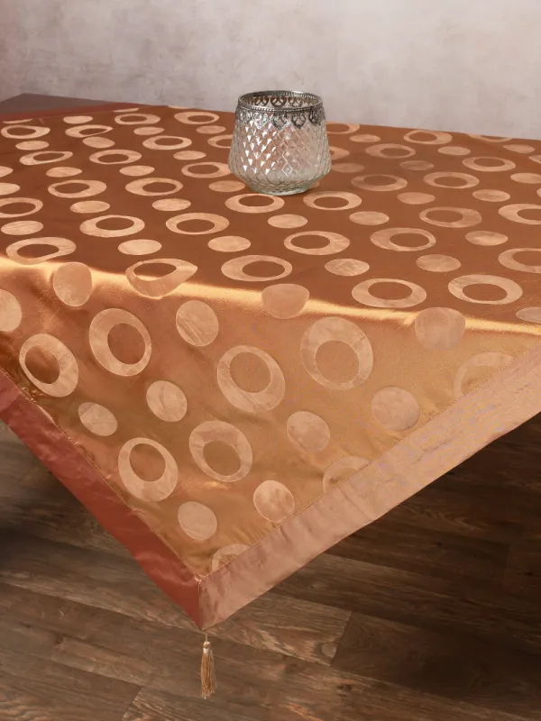 Σατέν τραπεζοκαρέ 082 (130cm x 130cm) χρυσό