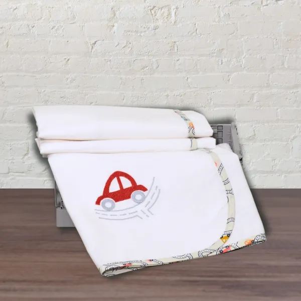 Προϊόν Πάνα Φανελλένια 100% Βαμβάκι 80x80cm 200 γρ/τμ Design 214-1 Oliver Baby Εικόνα