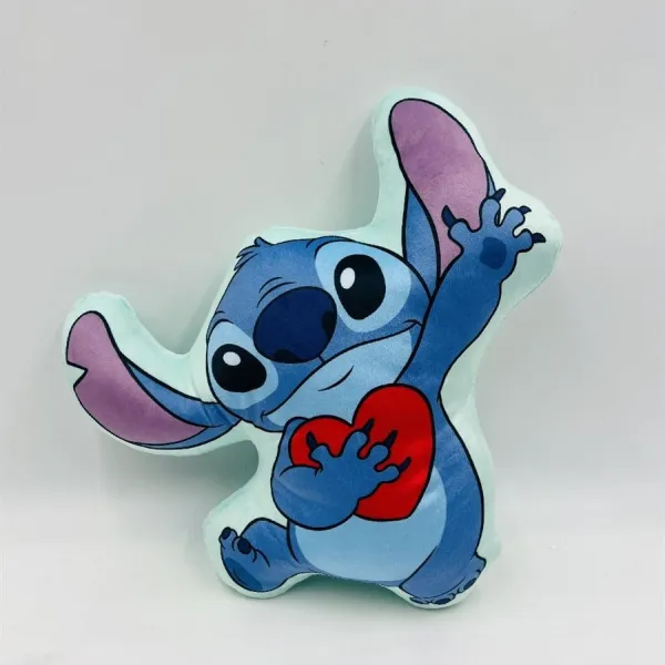 Μαξιλάρι 3D Disney Home Stitch 615 35 cm Light Aqua 100% Velboa