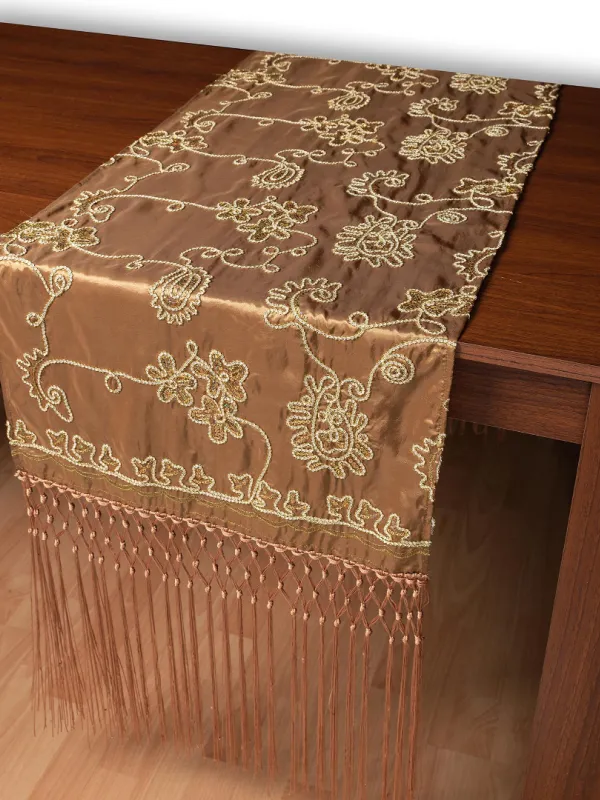 Σατέν τραβέρσα 7710 (50cm x 210cm) λαδί